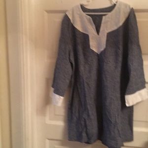Lightweight casual denim dress